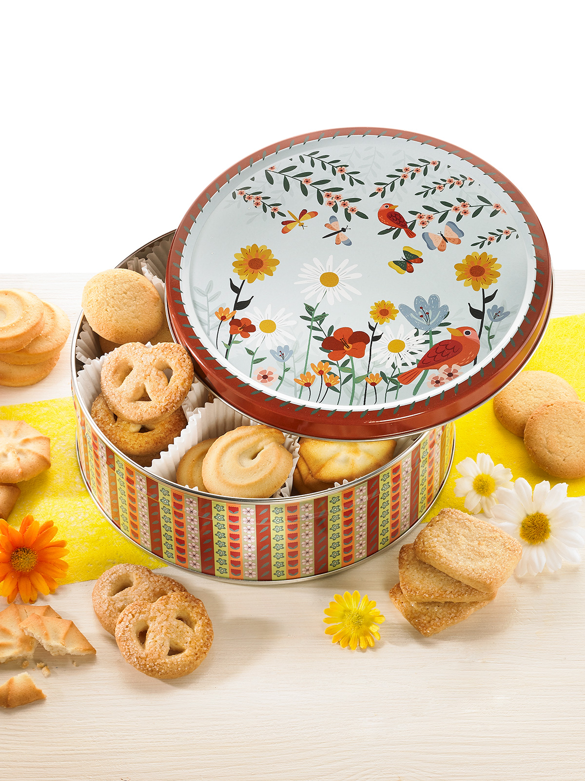 Gebäckdose „Blumenwiese“