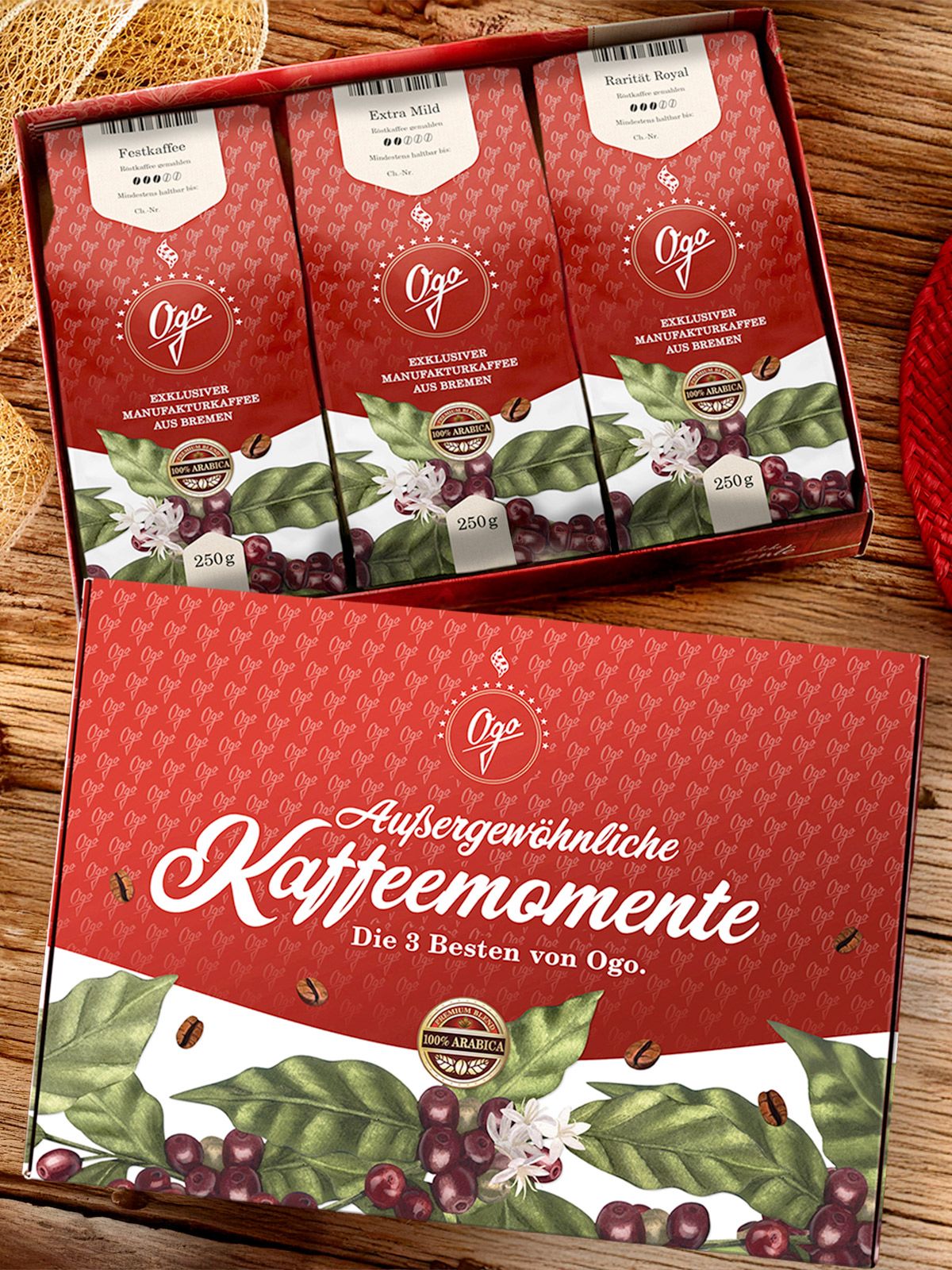 Außergewöhnliche Kaffeemomente, gemahlen