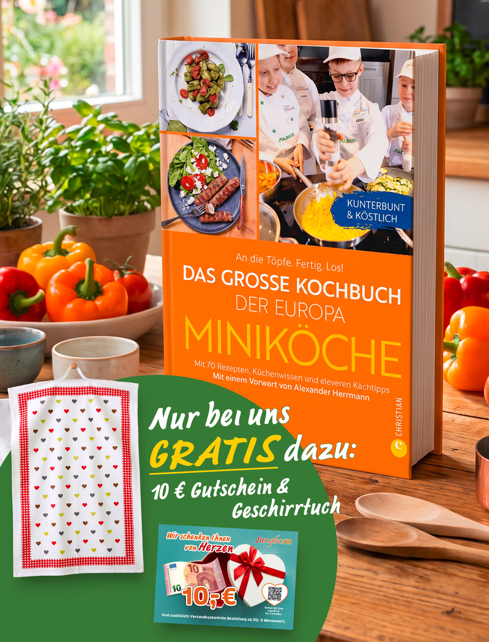 Kochbuch „An die Töpfe, fertig, los!“