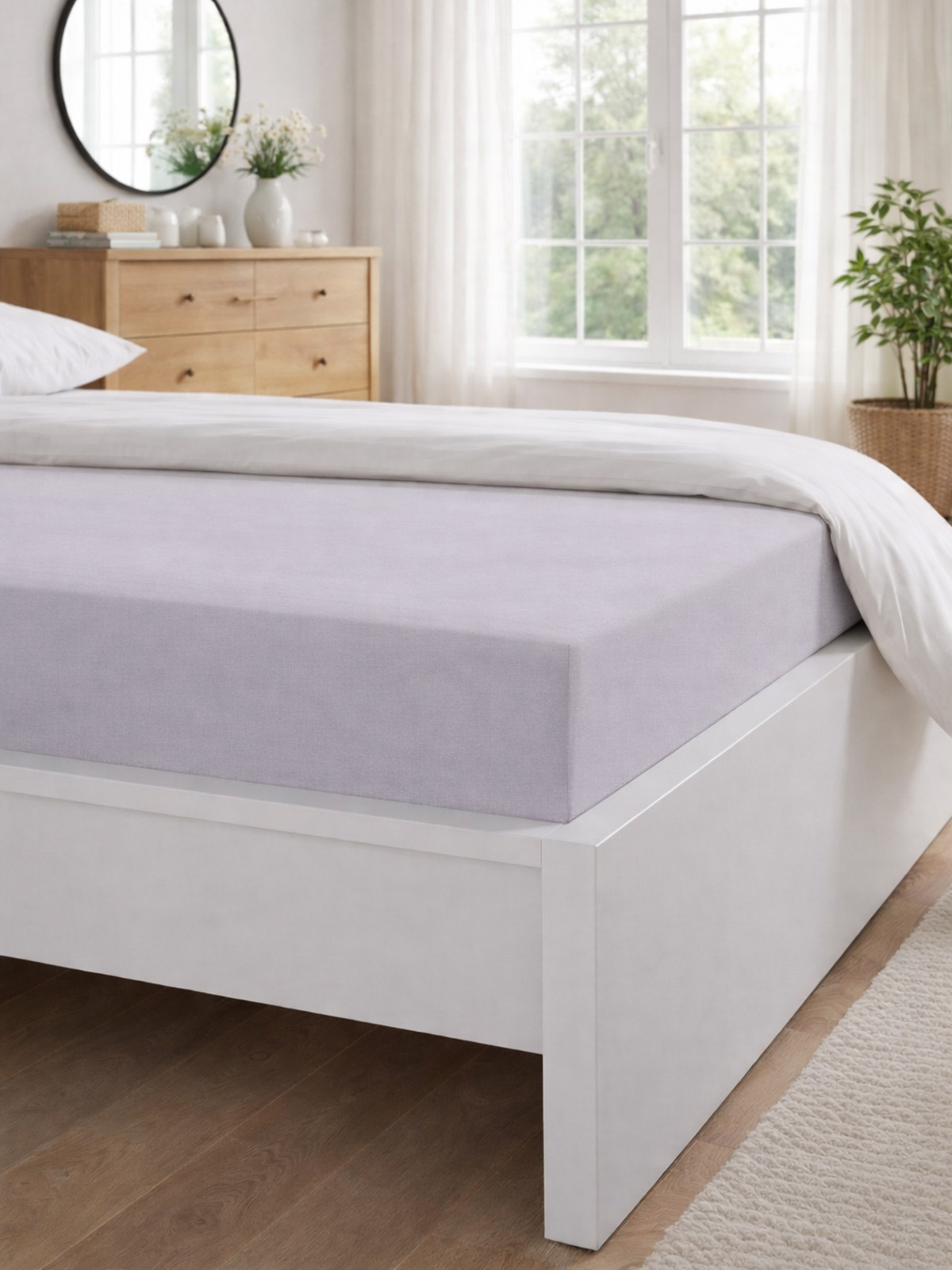 Spannbettlaken „Emilia“, Lila