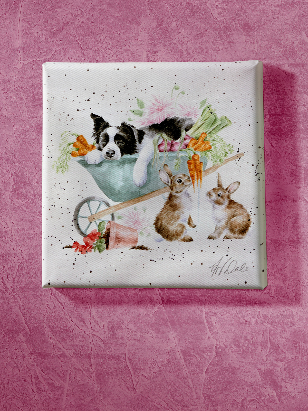 Leinwandbild „Hundetraum“