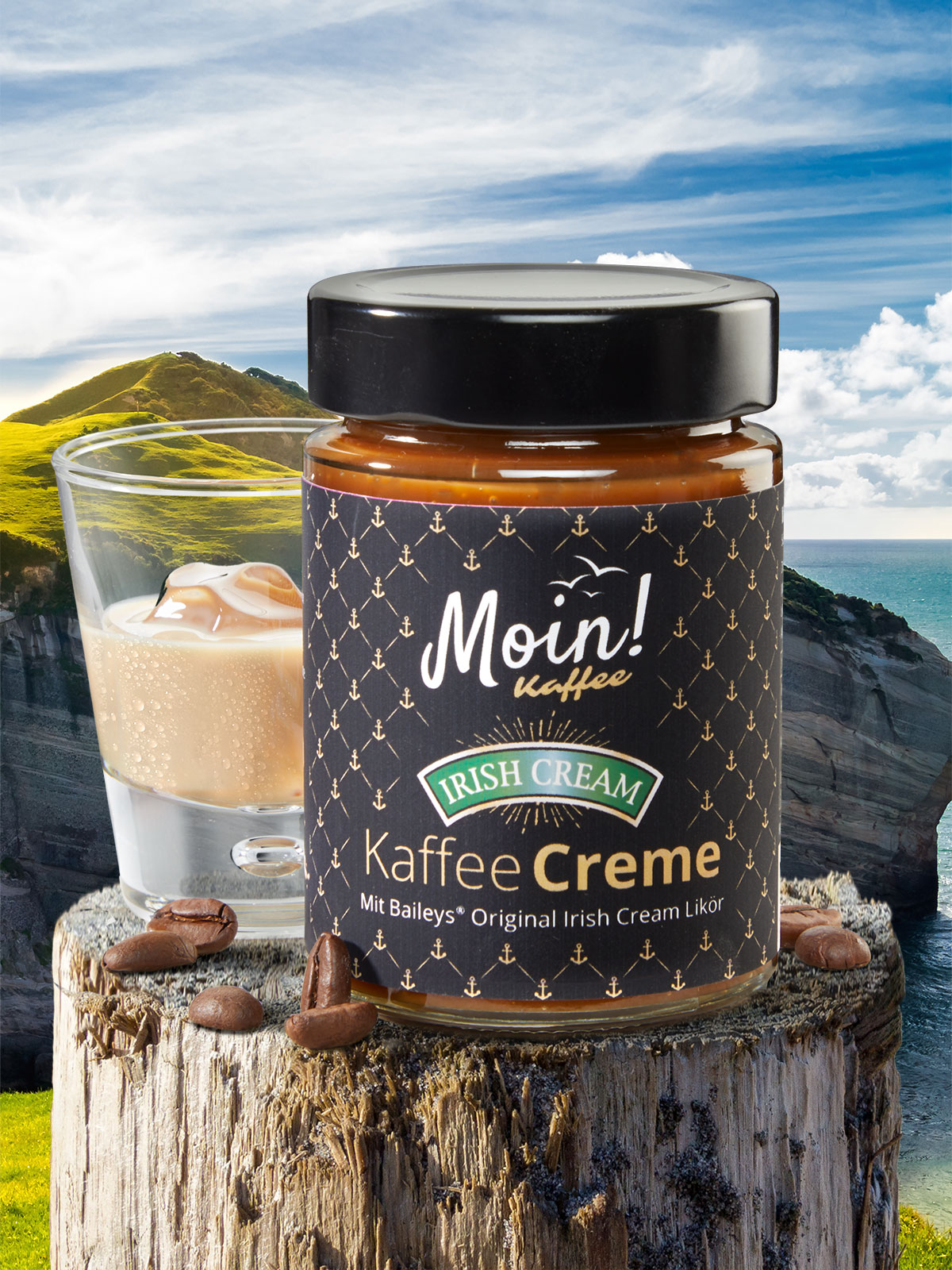 Moin! Kaffee Creme mit Irish-Cream-Likör