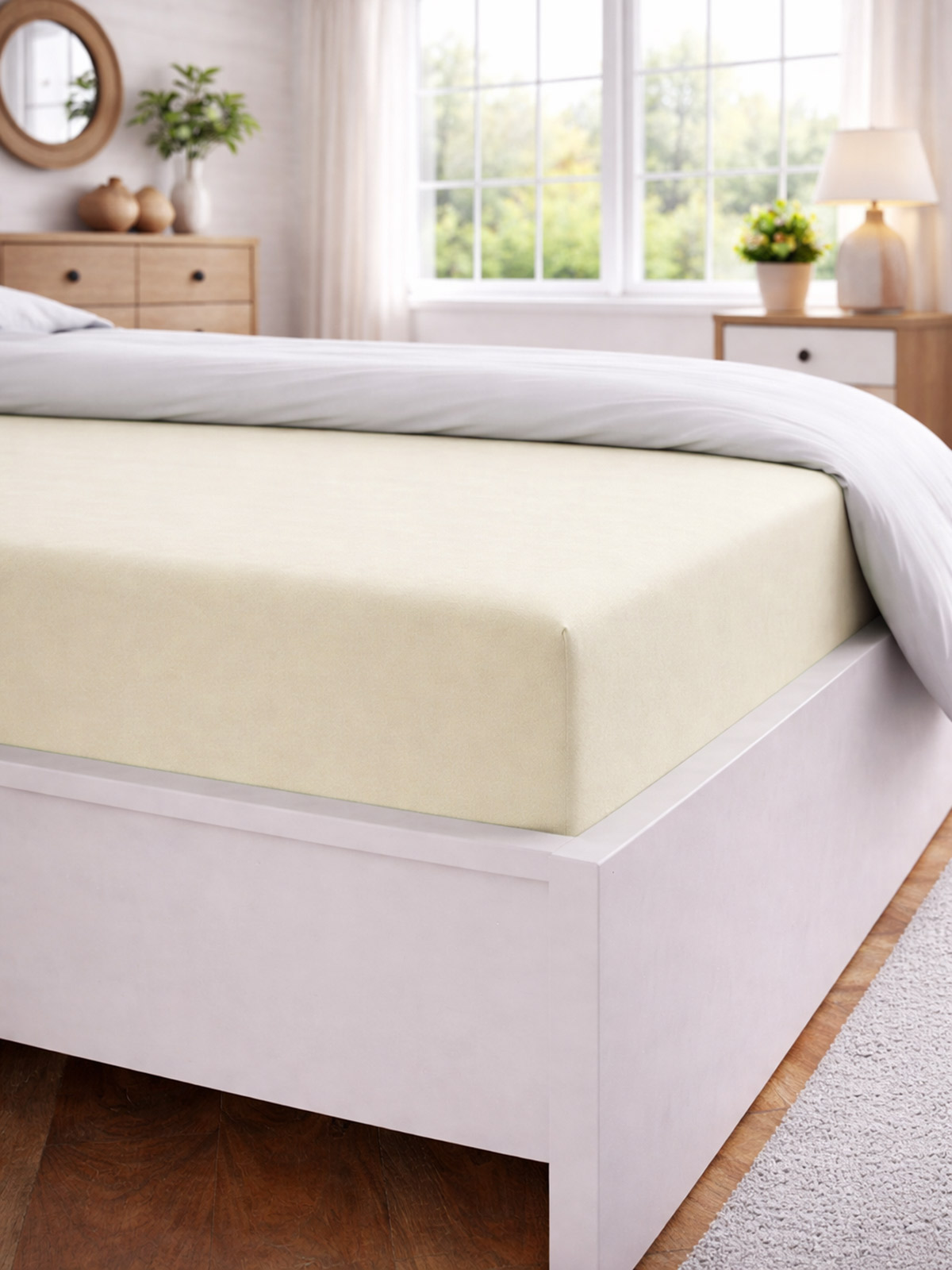 Spannbettlaken „Paula“, Natur