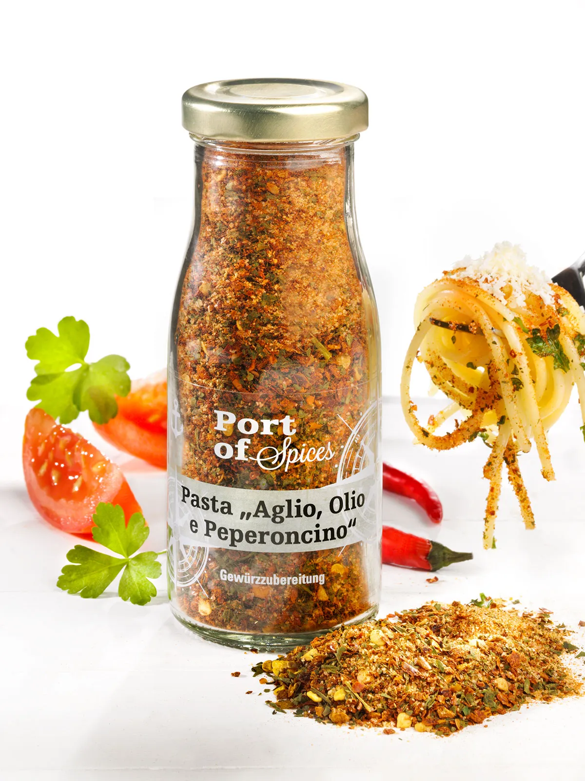 Pastagewürz „Aglio, Olio e Peperoncino“