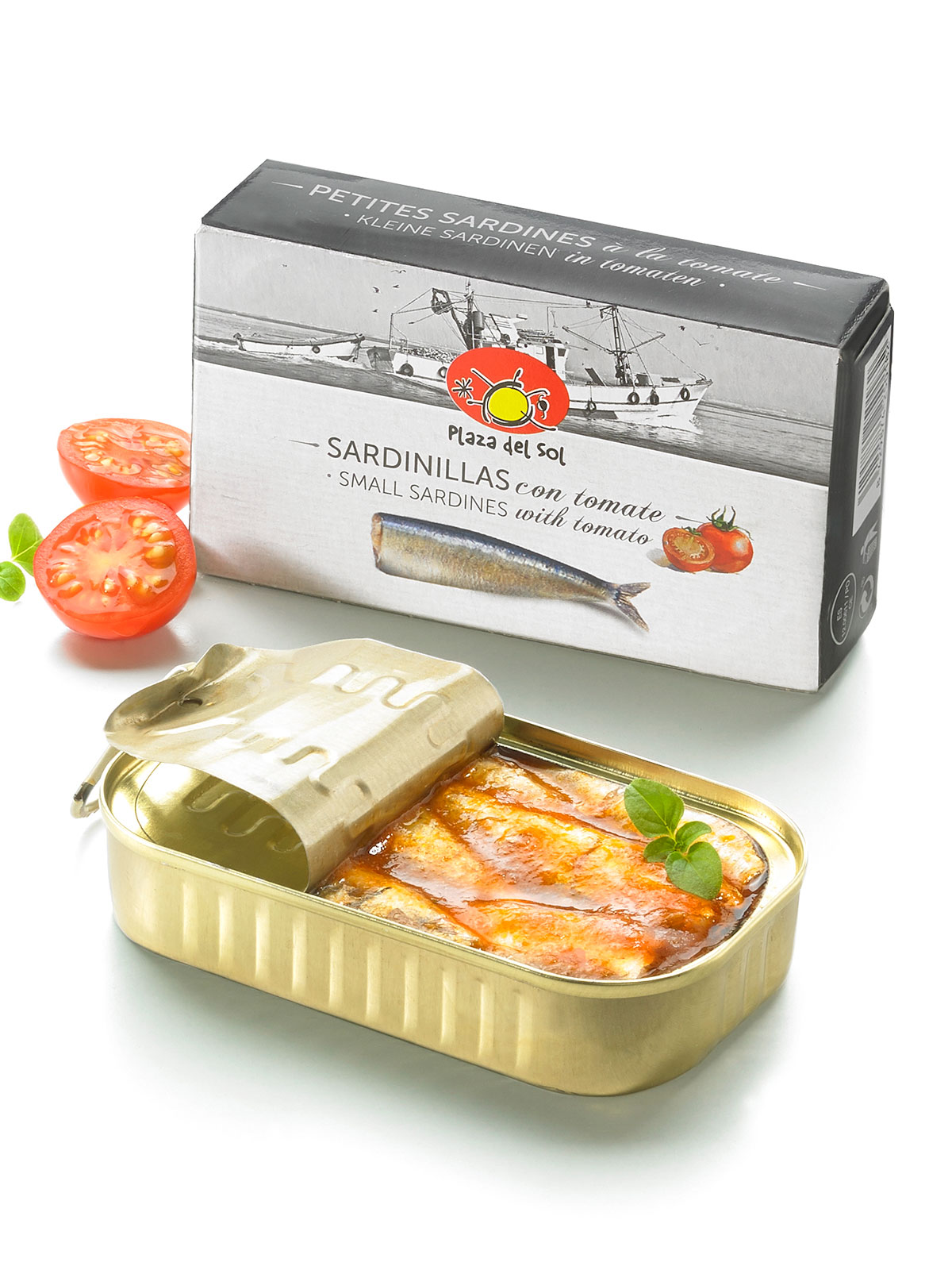 Sardinen mit Tomate