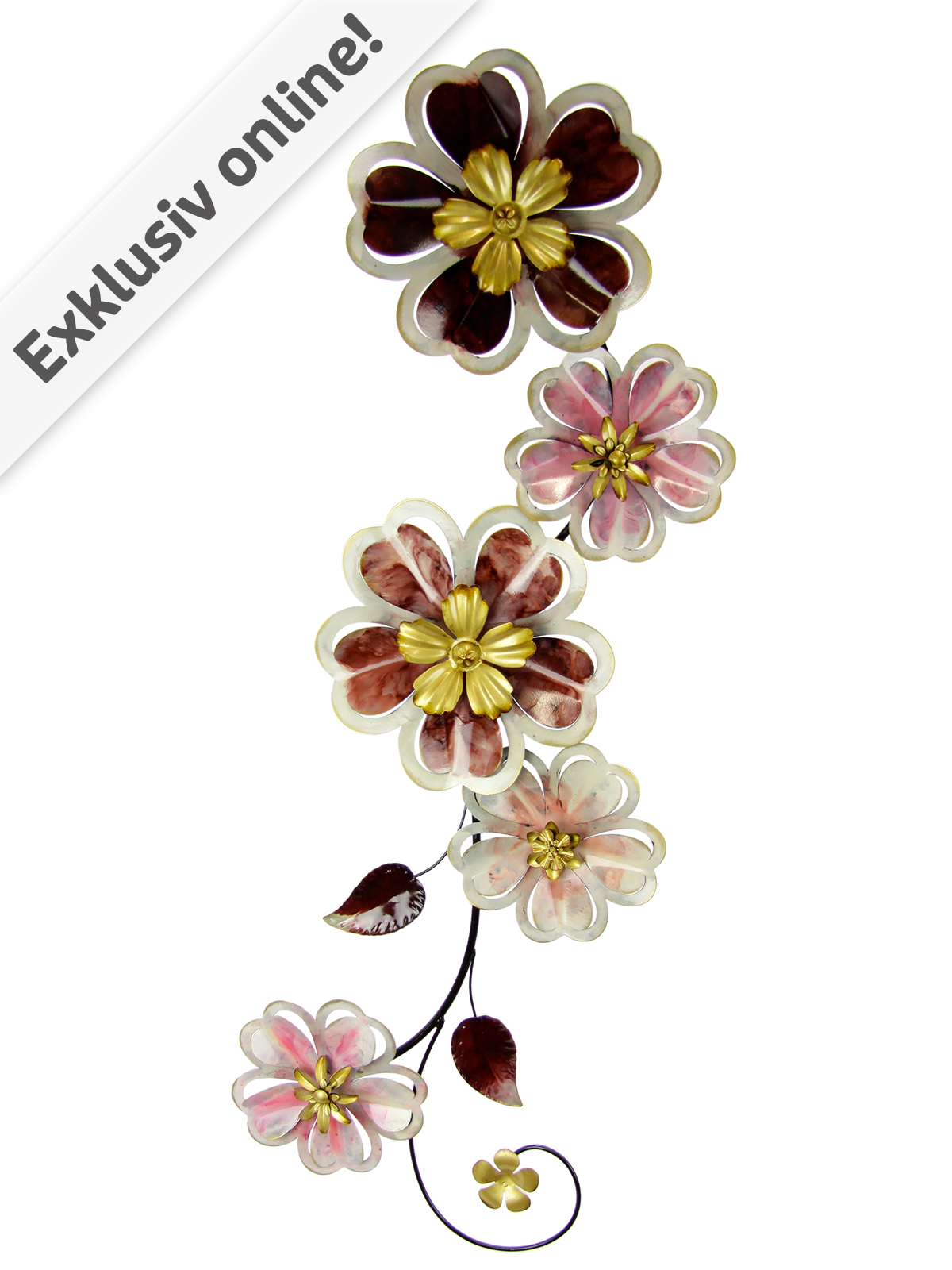 Metall-Wanddeko „Sakura“