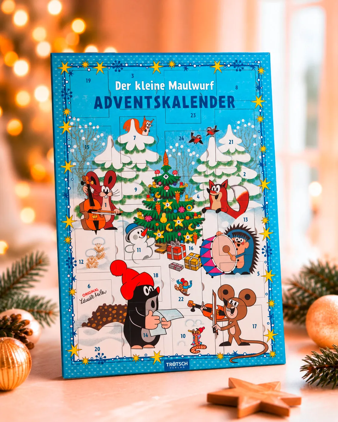 Magnet-Adventskalender „Der kleine Maulwurf“
