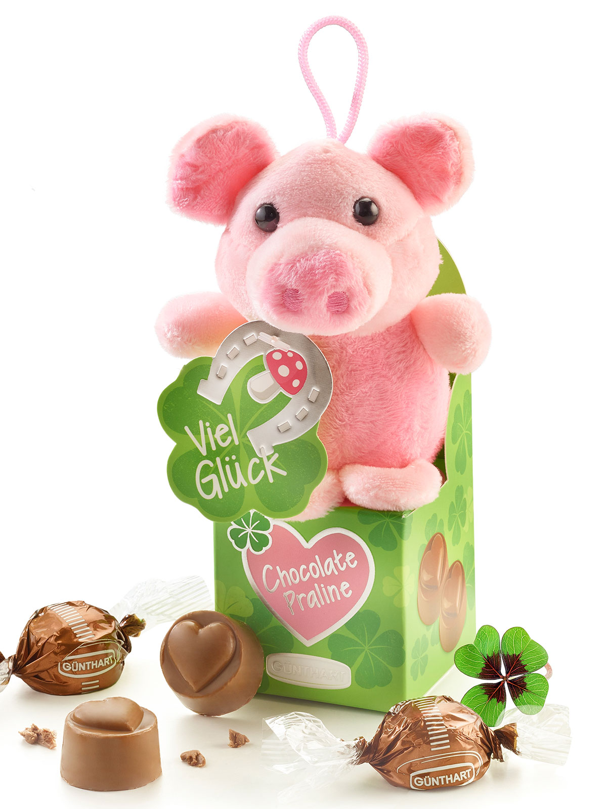 Süße Glücksschweinbox