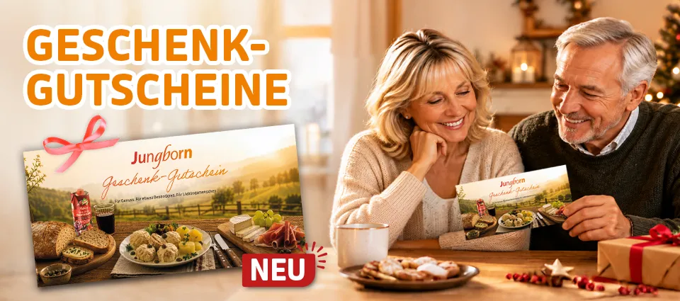 Jungborn Geschenkgutschein als Weihnachtsgeschenk für besondere Genussmomente