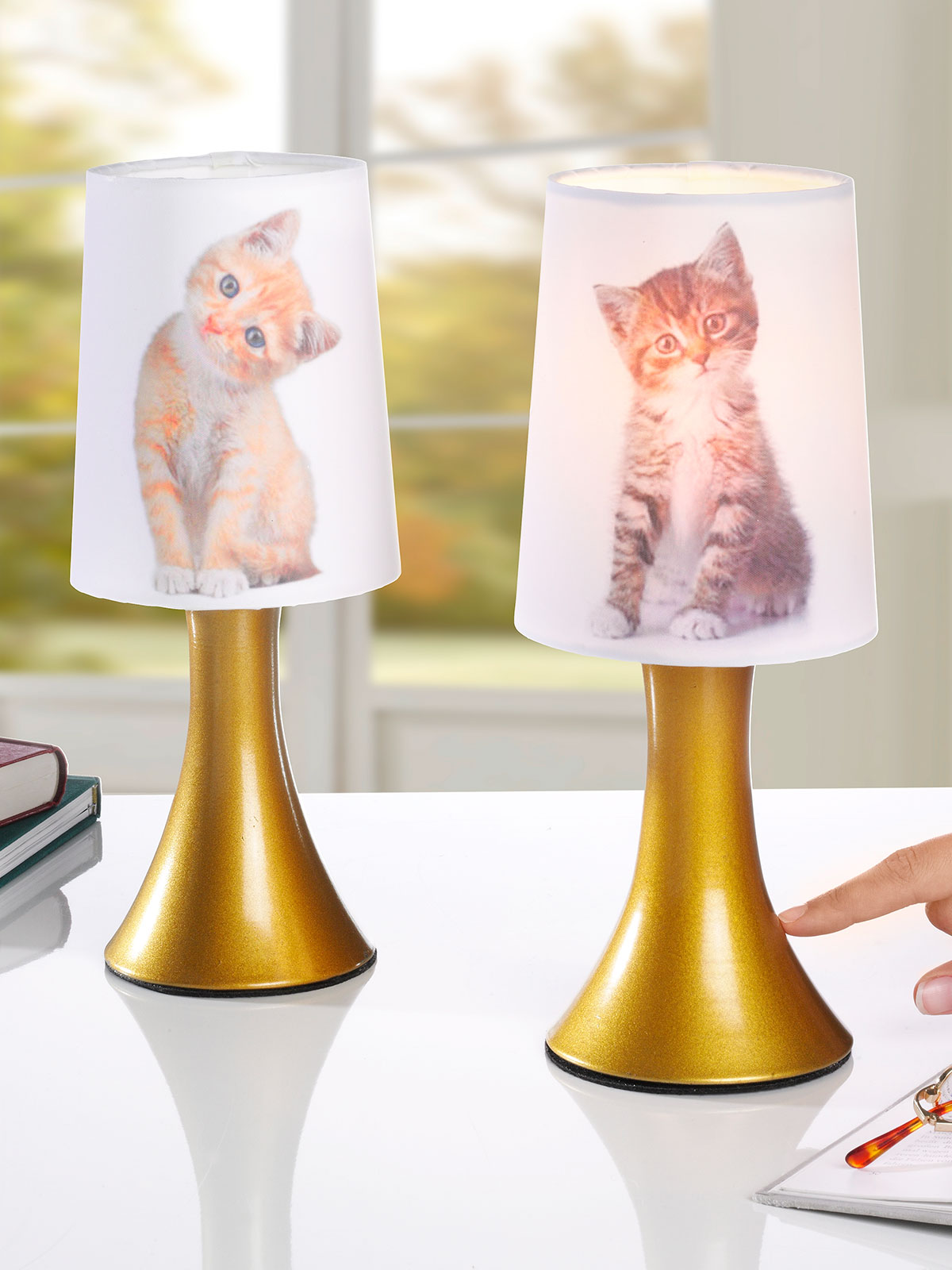 Berührlampen-Duo „Katzenbabys“