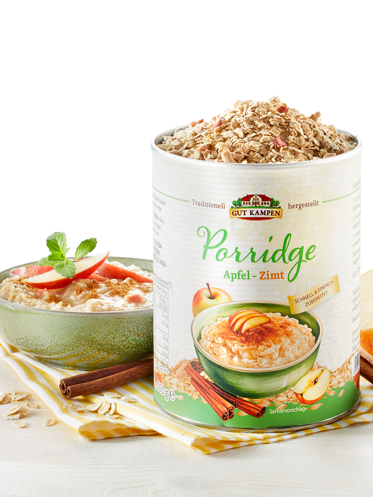 Porridge „Apfel-Zimt“