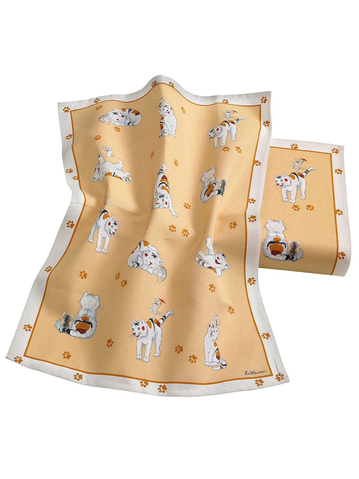 Geschirrtuchduo „Katz und Maus“