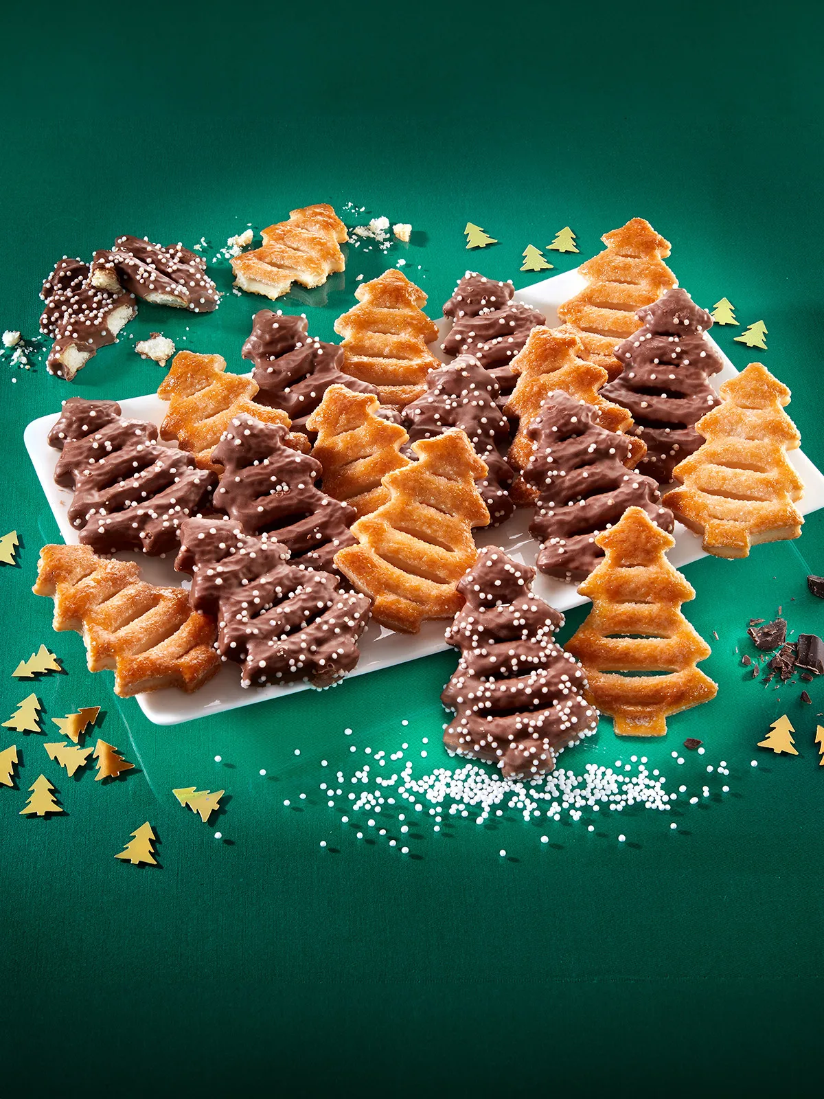 Blätterteig-Weihnachtsbäume