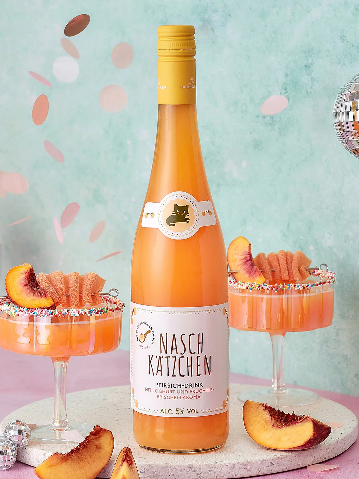 Naschkätzchen „Pfirsich“