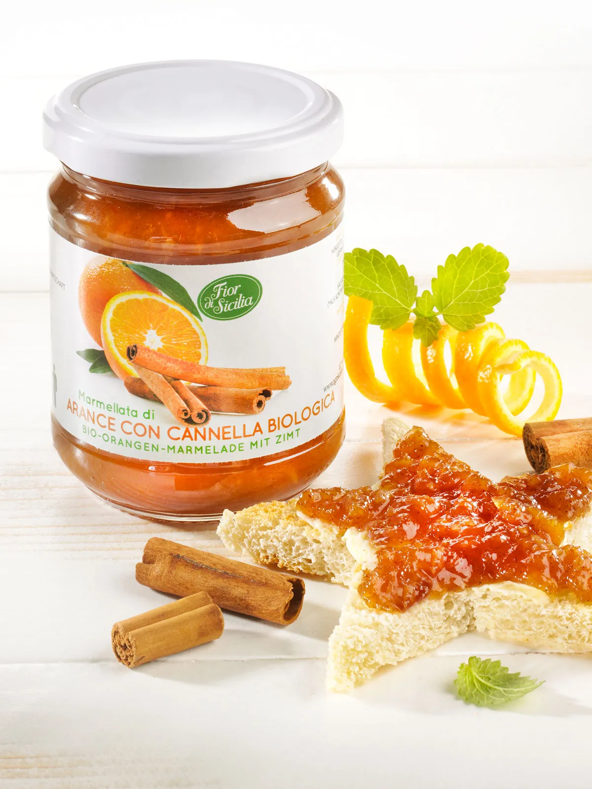 Orangen- Zimt-Marmelade, Bio