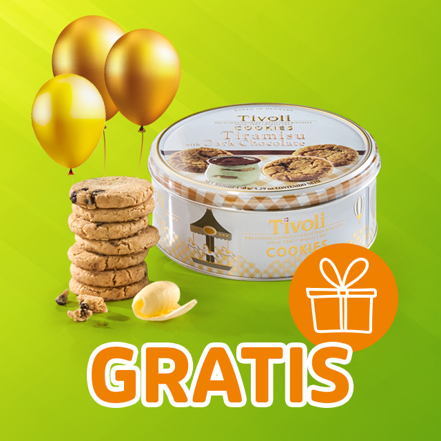 Tivoli Cookies Tiramisu mit dunkler Schokolade als Gratis-Zugabe