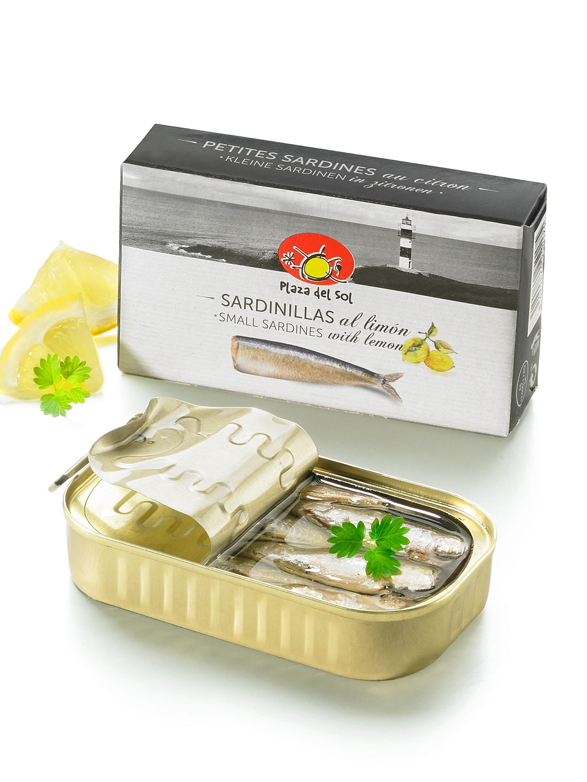 Sardinen mit Zitrone