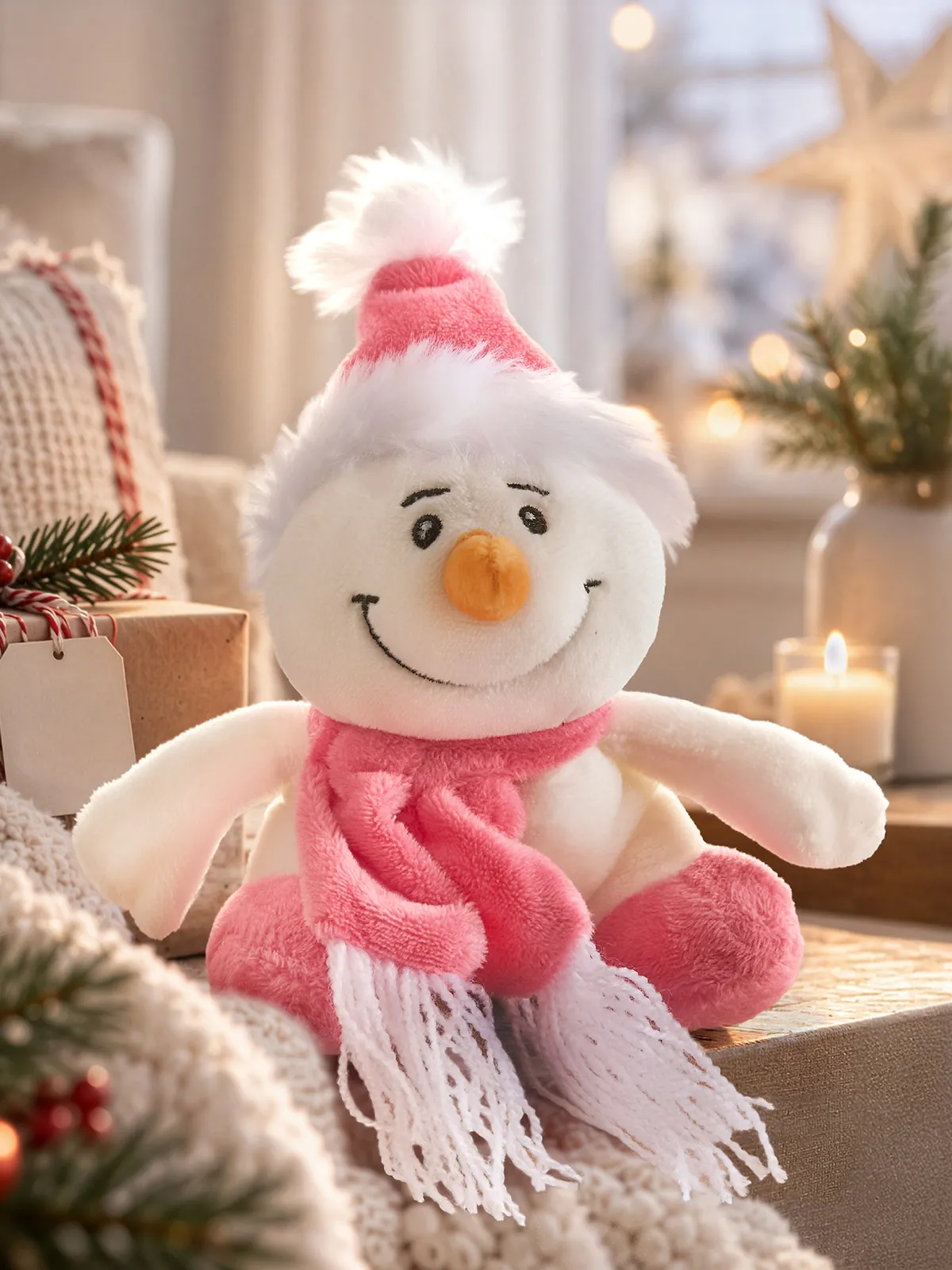 Plüsch-Schneemann „Flöckchen“
