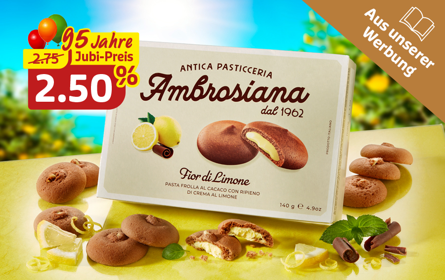 Zitronenkekse mit cremiger Füllung zum Jubiläumspreis