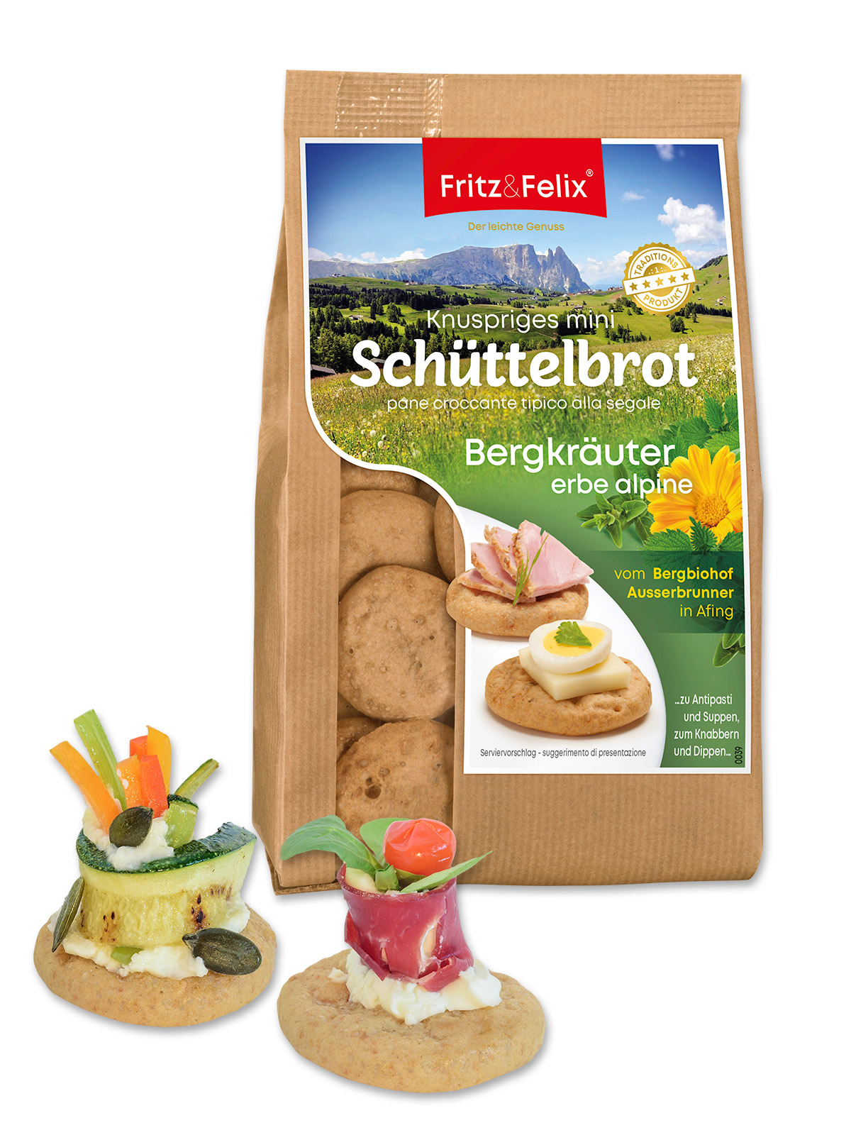 Mini-Schüttelbrot „Bergkräuter“