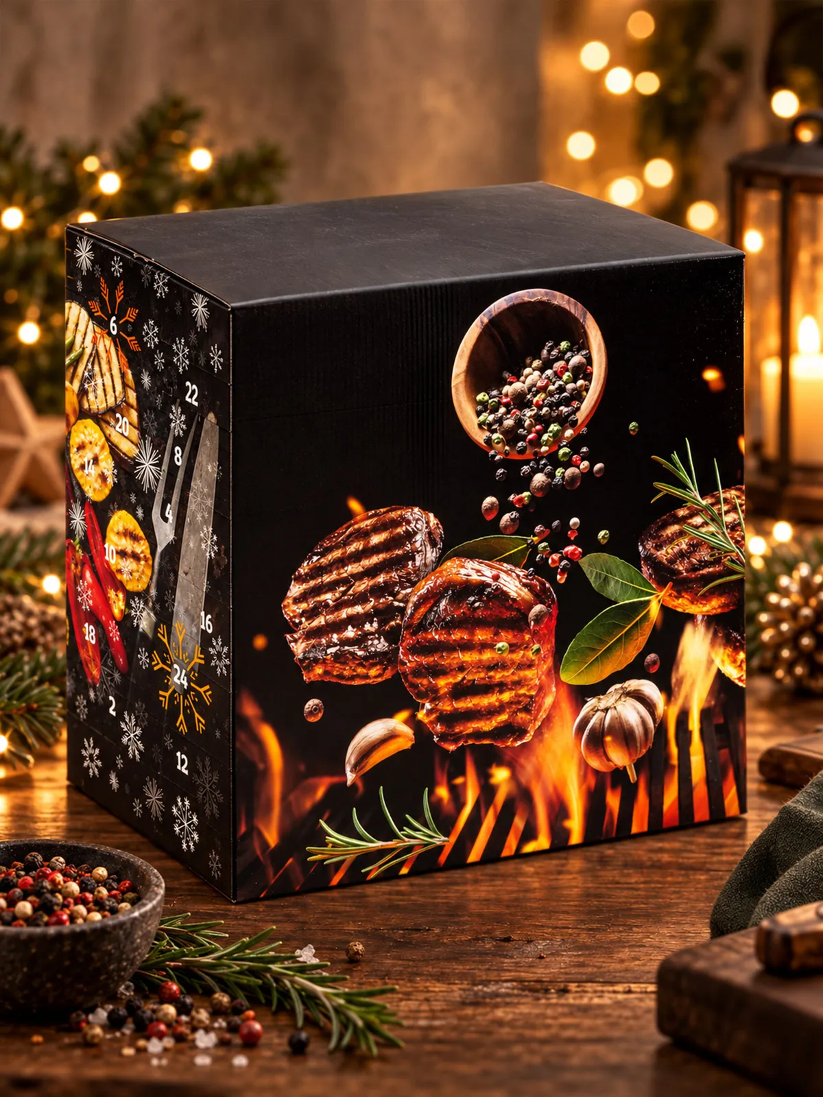Premium Adventskalender „BBQ & Grillgewürze“