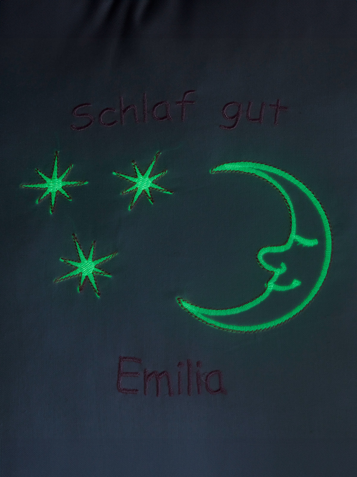 Kissen „Schlaf gut“, personalisierbar
