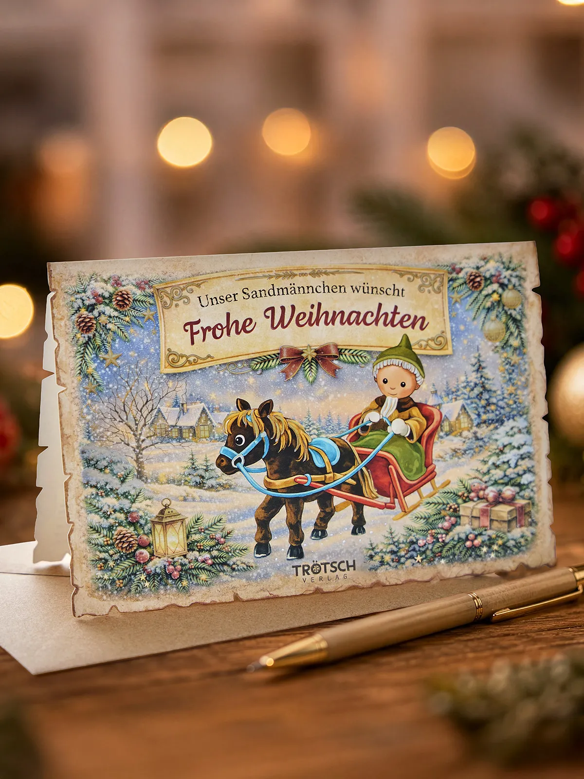 Nostalgiekarte „Sandmann“