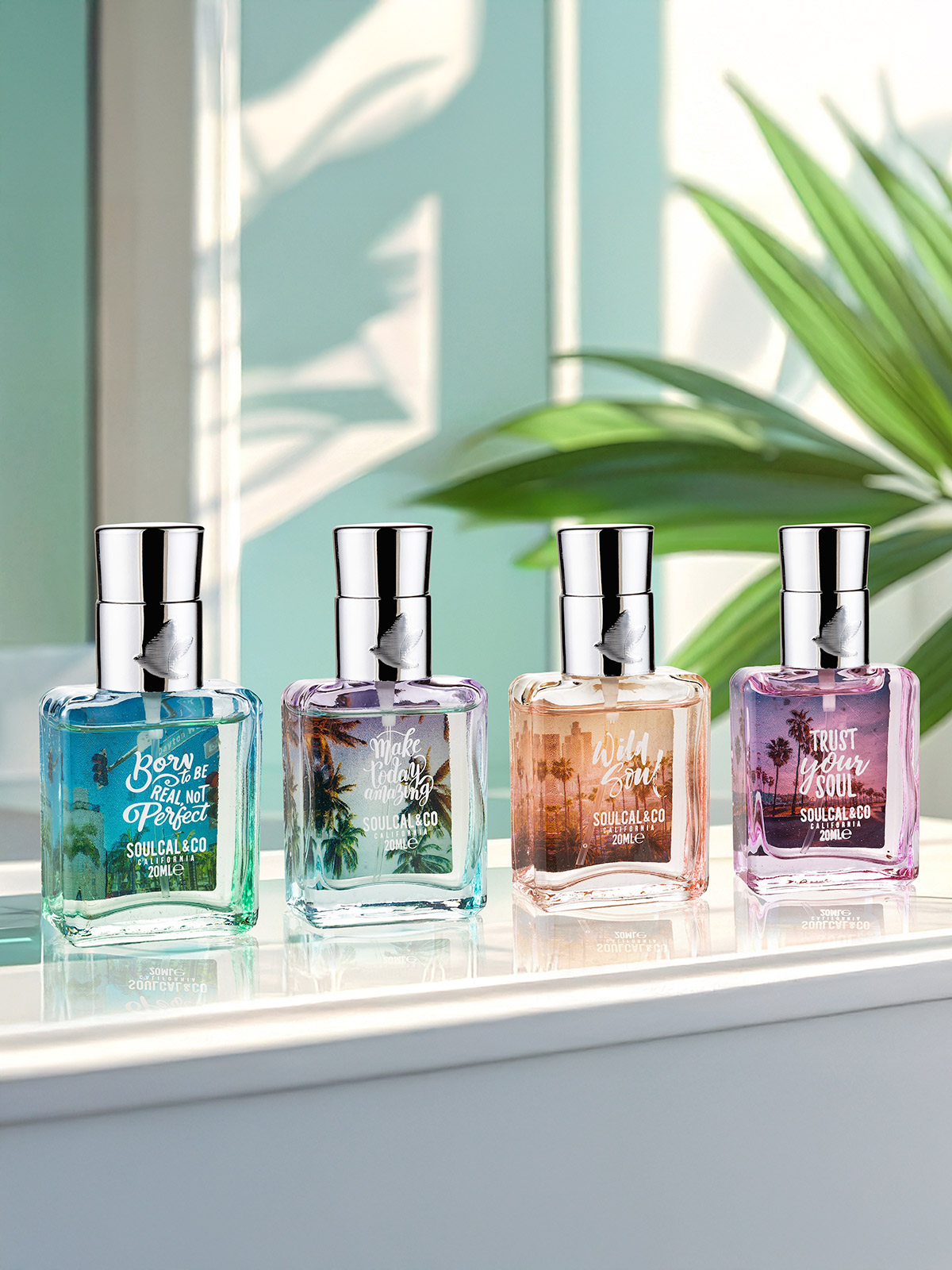 Eau de Toilette „California“, 4er Set