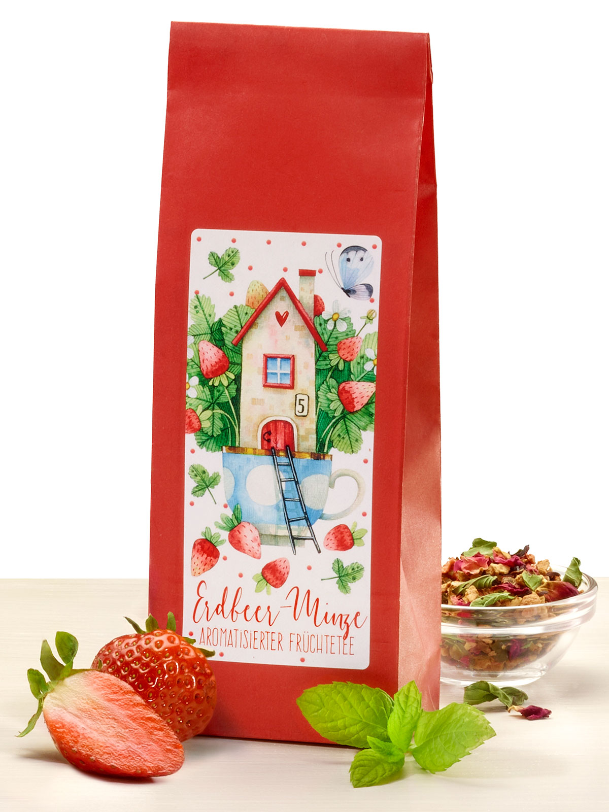 Früchtetee „Erdbeer-Minze“ | 101283 Früchtetee „Erdbeer-Minze“ | 101283