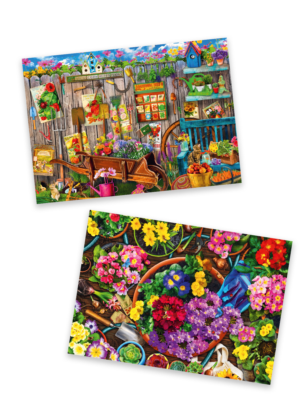 Puzzle „Garten-Paradies“