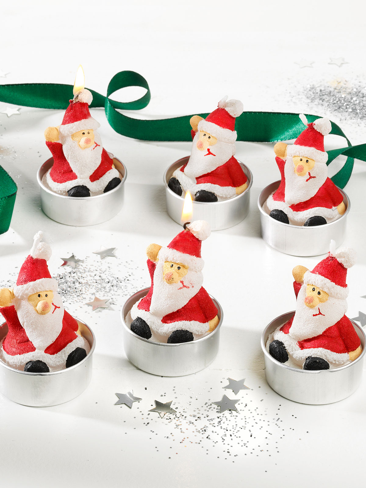 Teelichter „Santa“