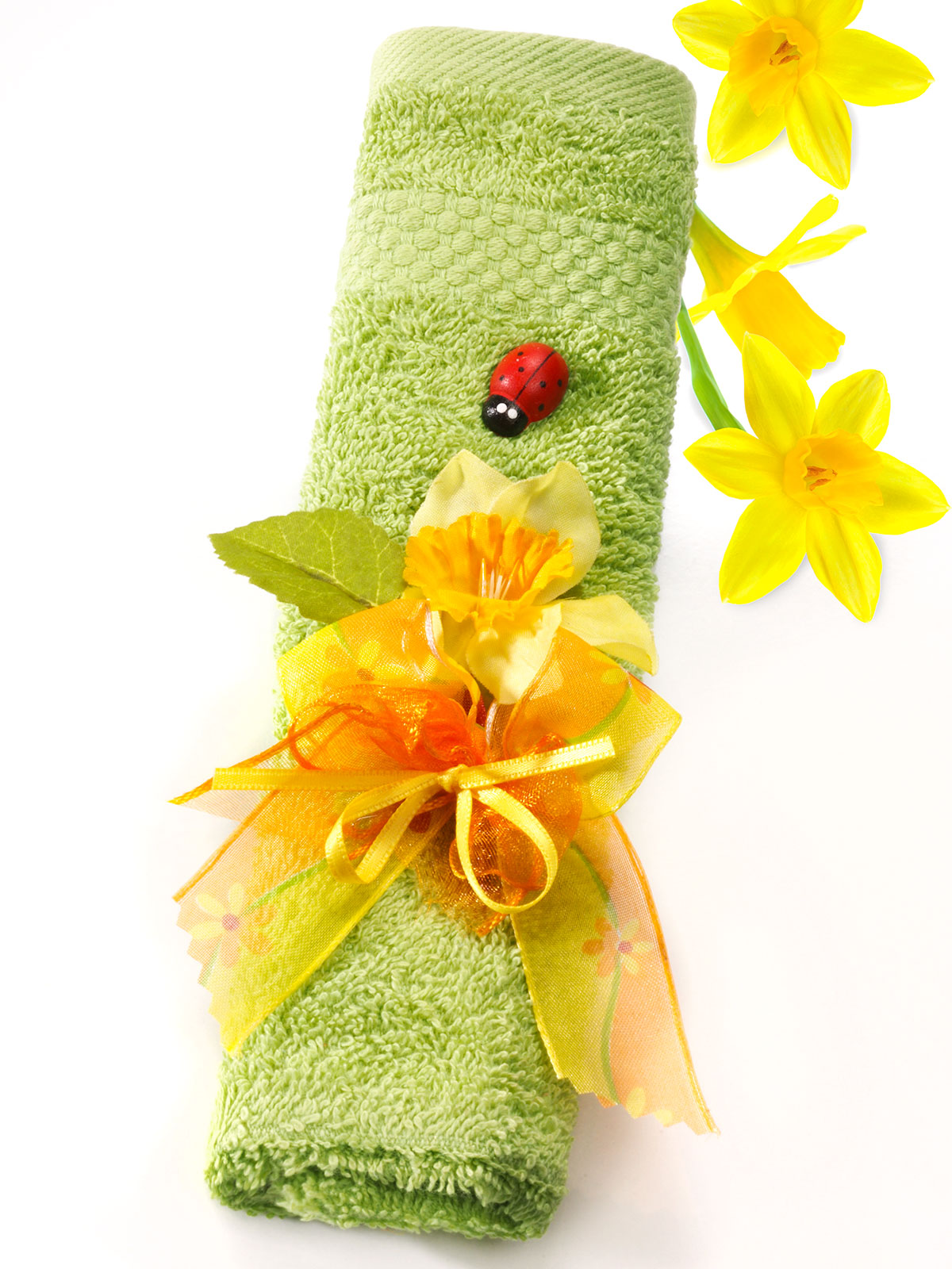 Waschhandschuh „Frühling“