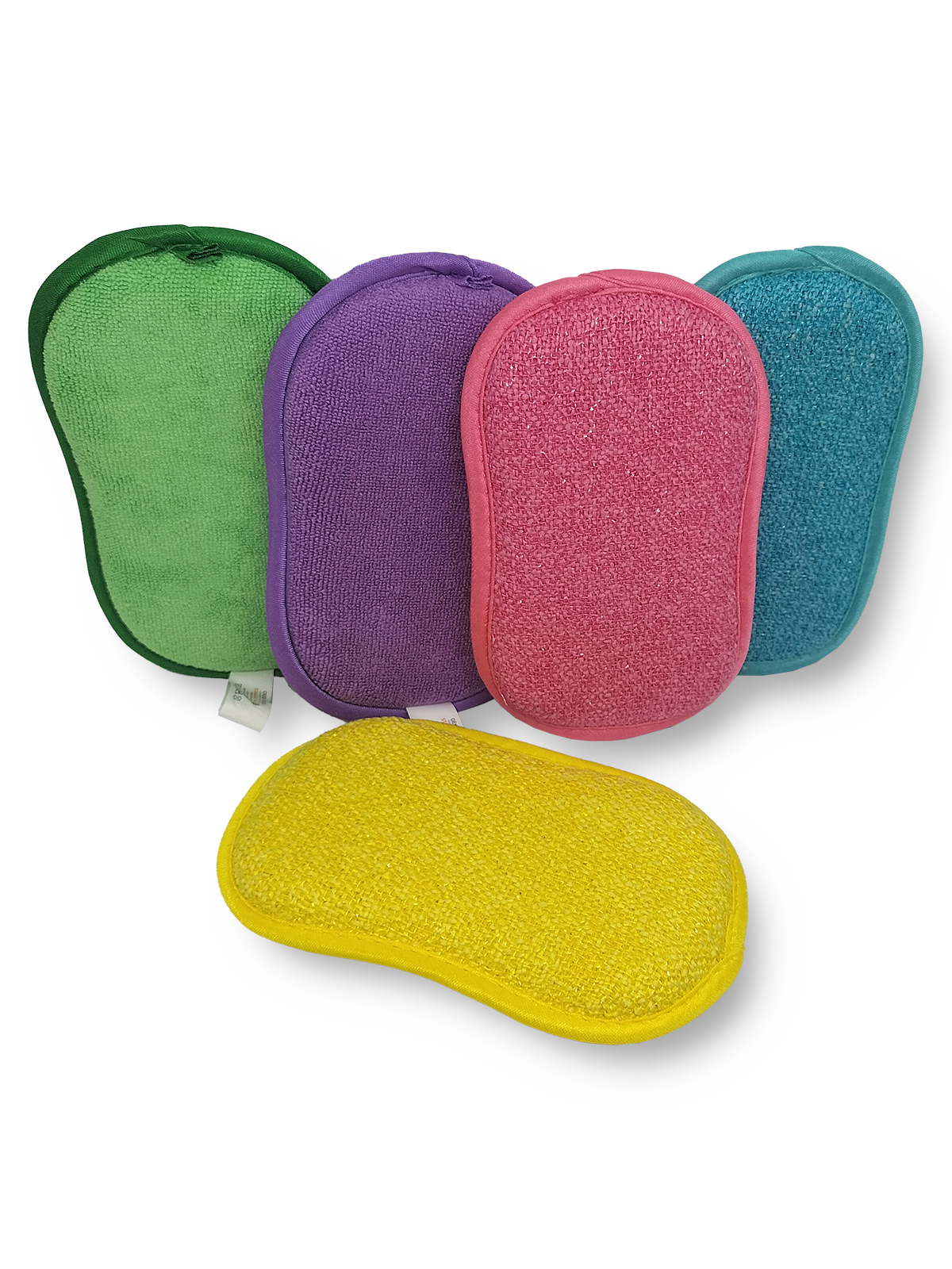 2 in 1 Mikrofaserschwämme, 5-tlg.