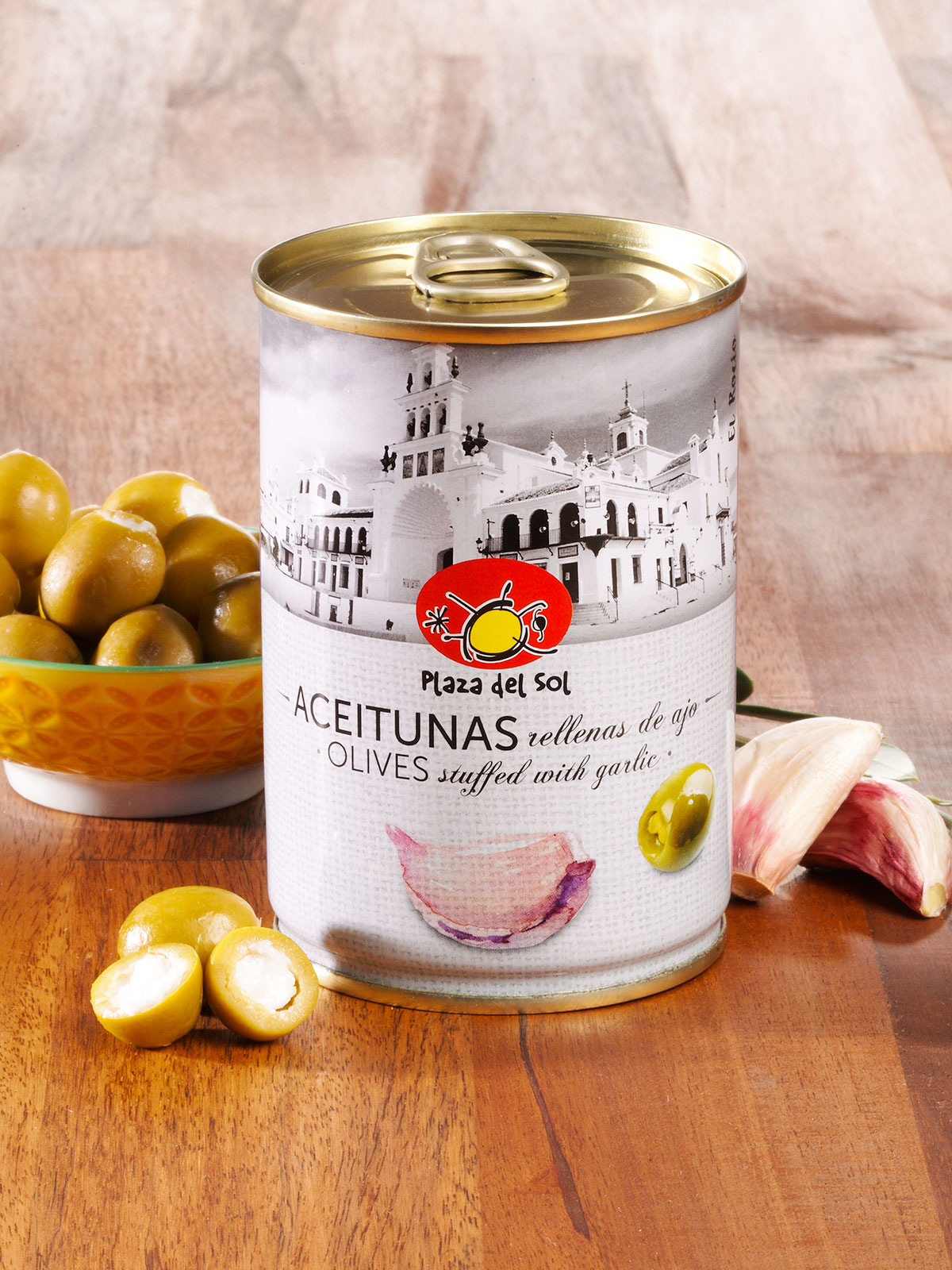 Oliven mit Knoblauch | 102702 Oliven mit Knoblauch | 102702