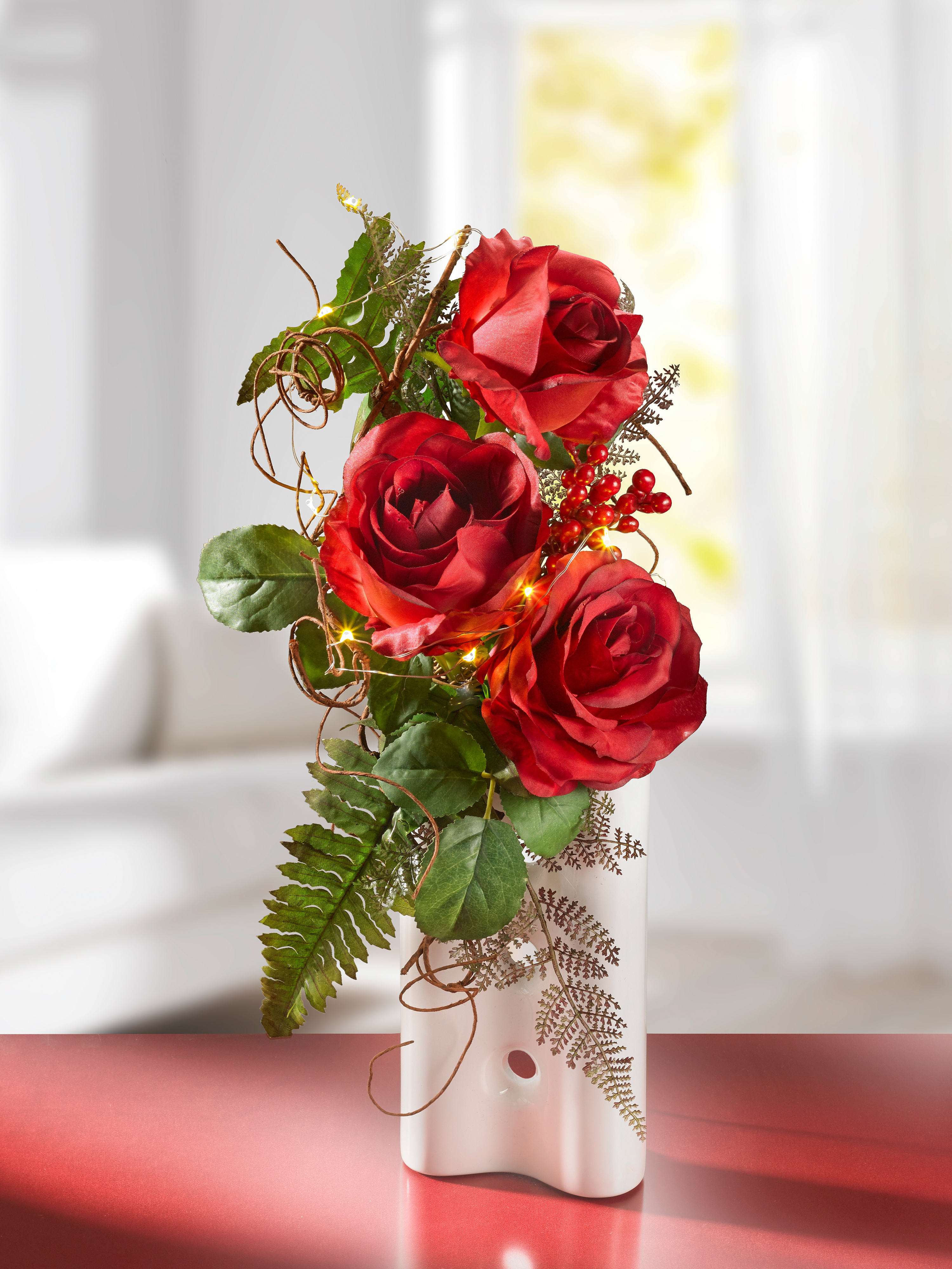 LED-Rosenvase
