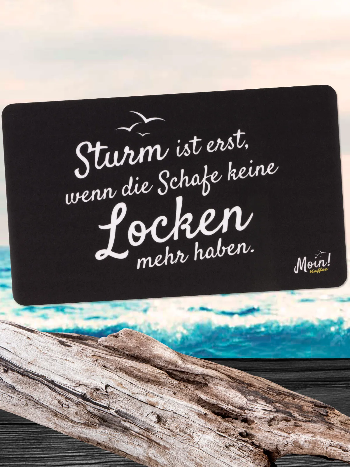 Moin! Frühstücksbrett „Sturm“
