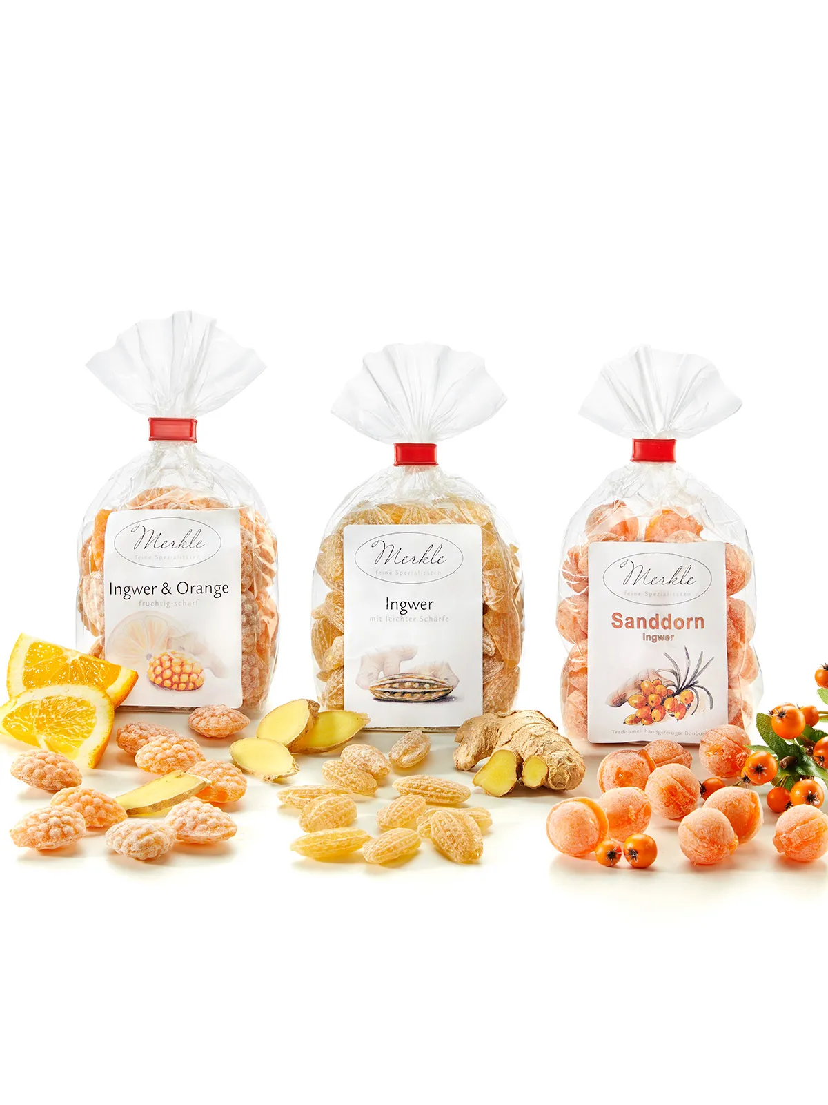 Bonbon-Trio „Ingwermix“