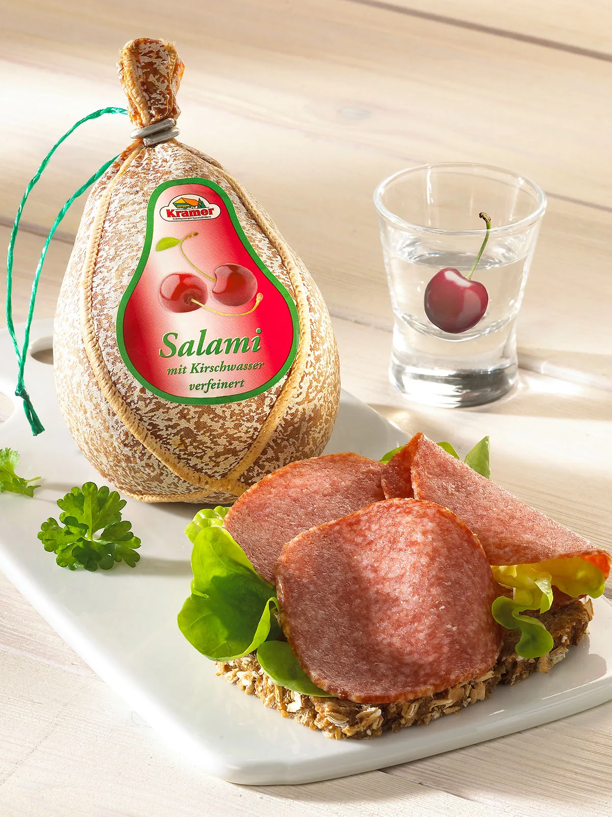 Kirschwasser-Salami