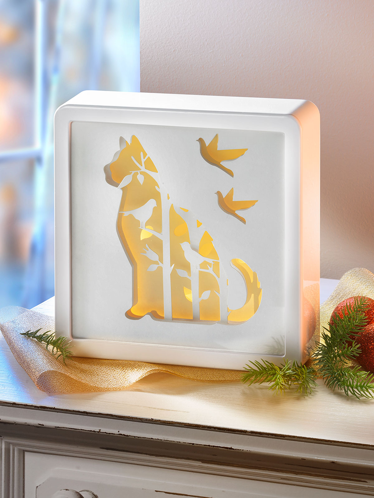 LED Bild „Katze“