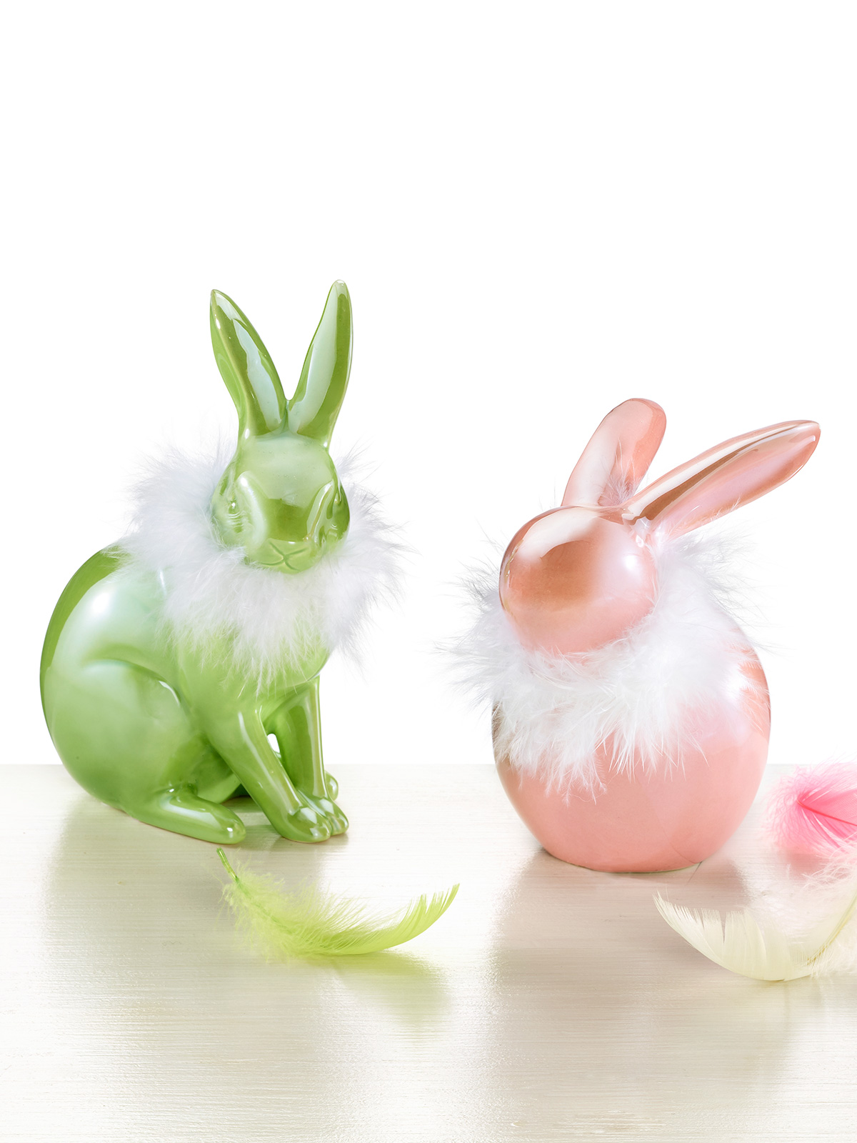 Hasenpaar „Federkranz“