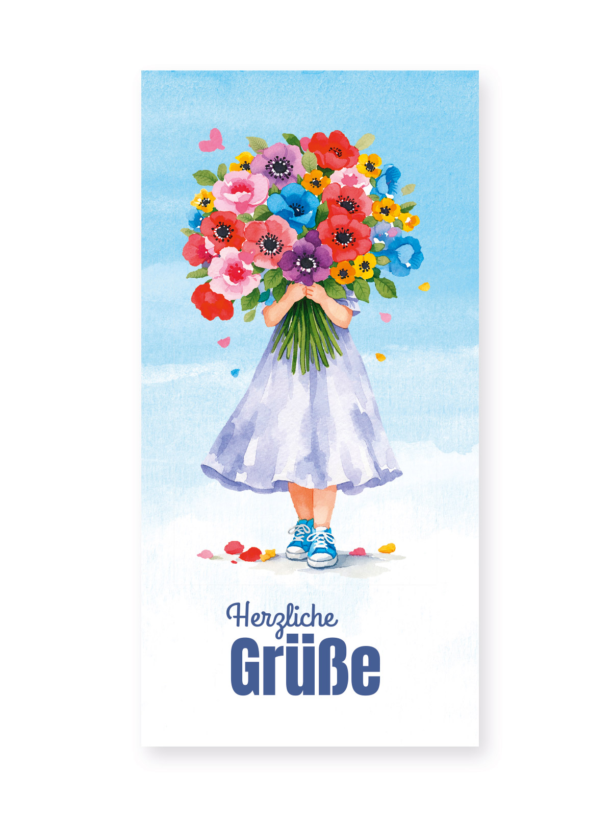 Grußkarte „Herzliche Grüße“