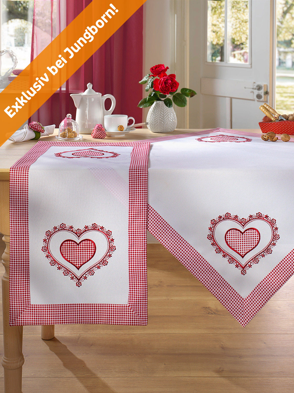 Tischwäsche-Serie „Herzl“ Tischwäsche-Serie „Herzl“