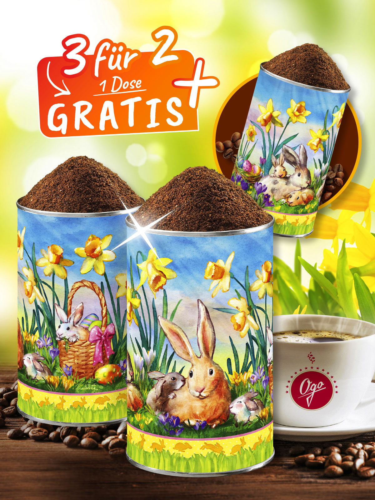 „3 für 2“ Osterglück