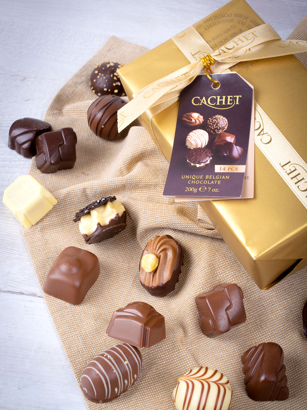 Geschenkbox „Belgische Pralinen“