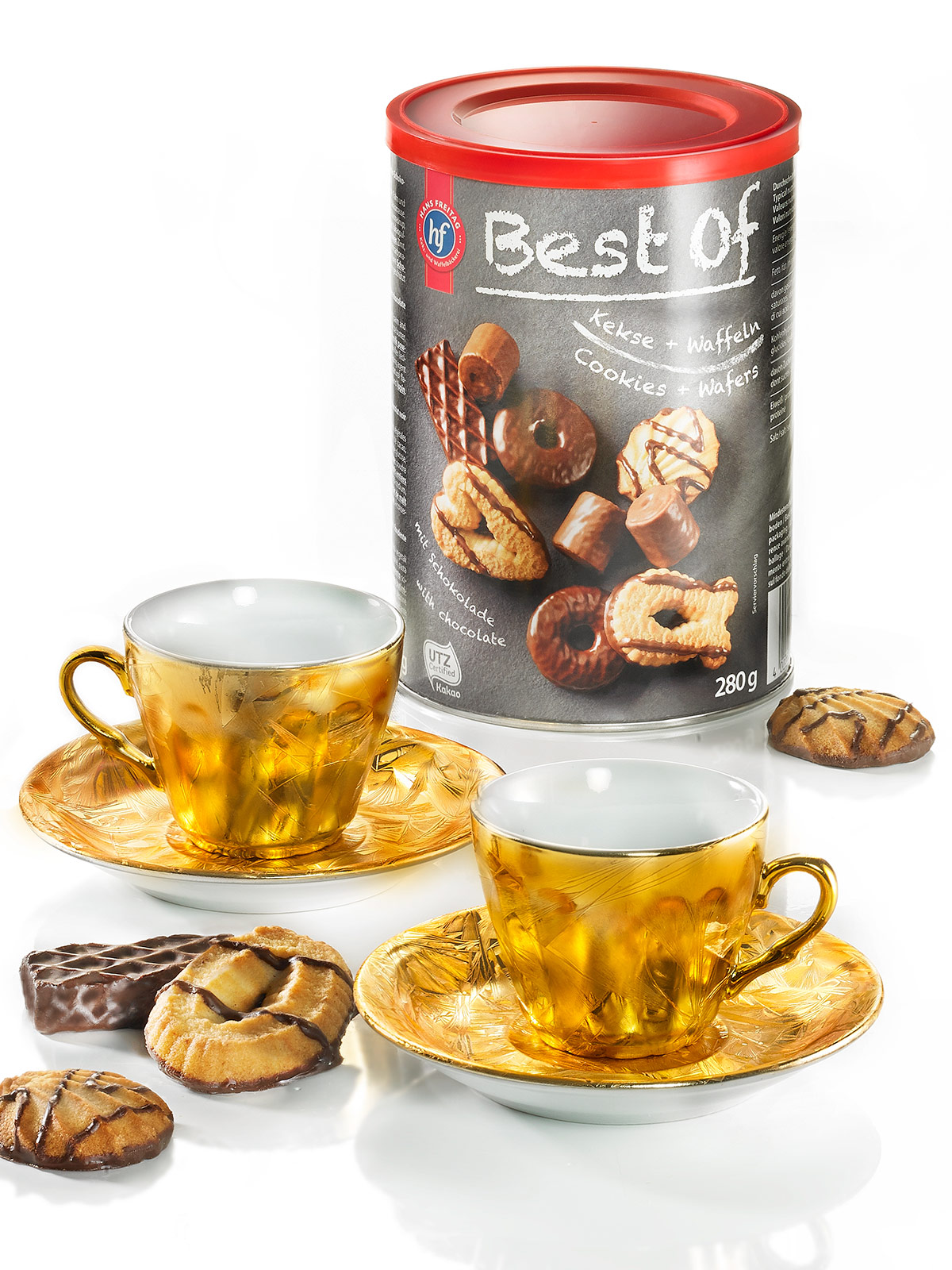 Goldtässchenduo „Kaffeestunde“