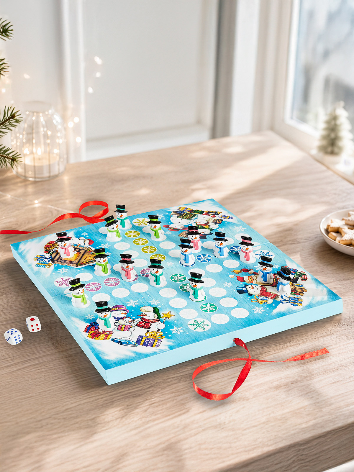 Spiel „Schneemann ärger dich nicht“