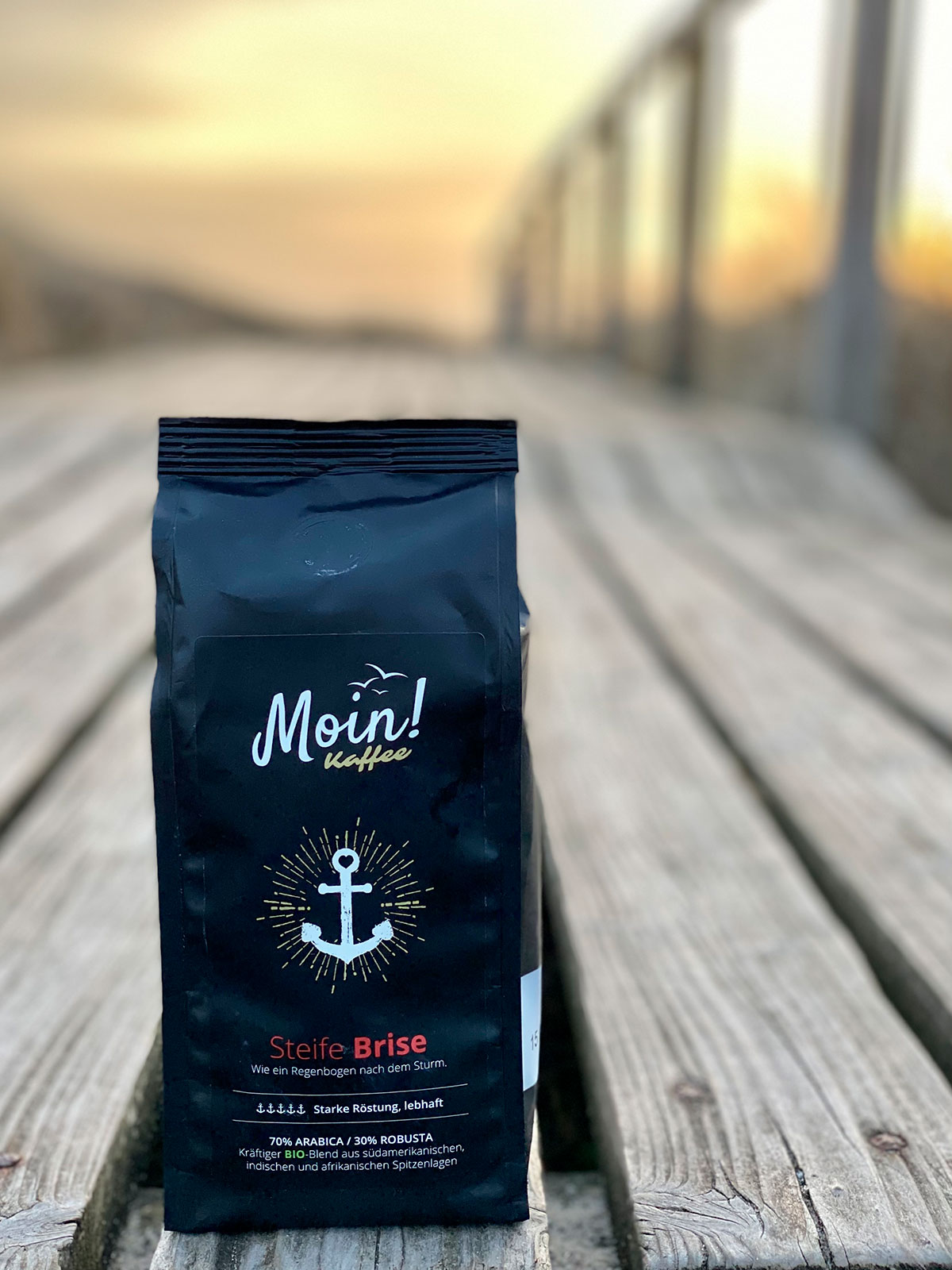 Moin! BIO-Kaffee „Steife Brise“, Bohne