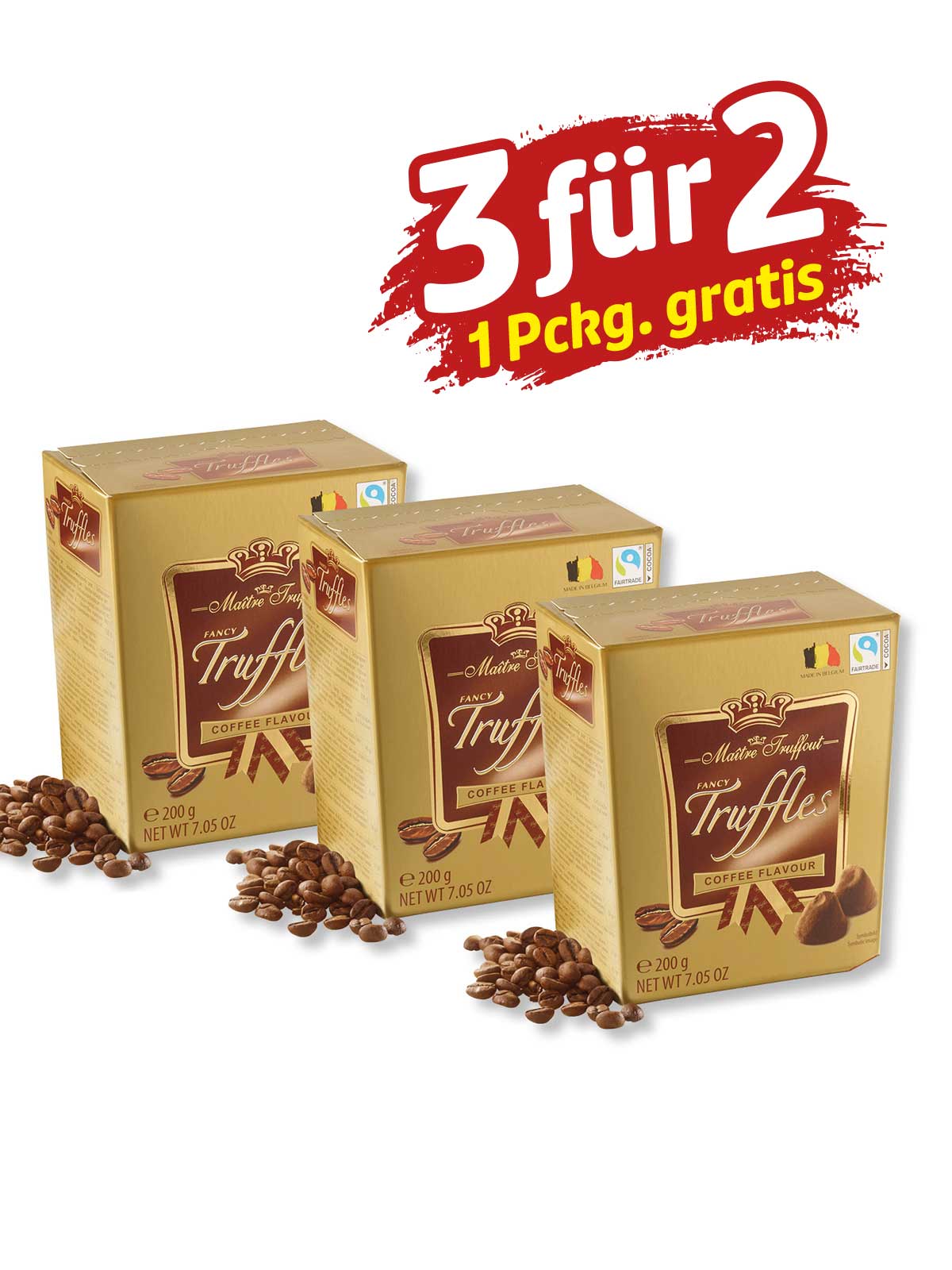 „3 für 2“ Kaffeetrüffel