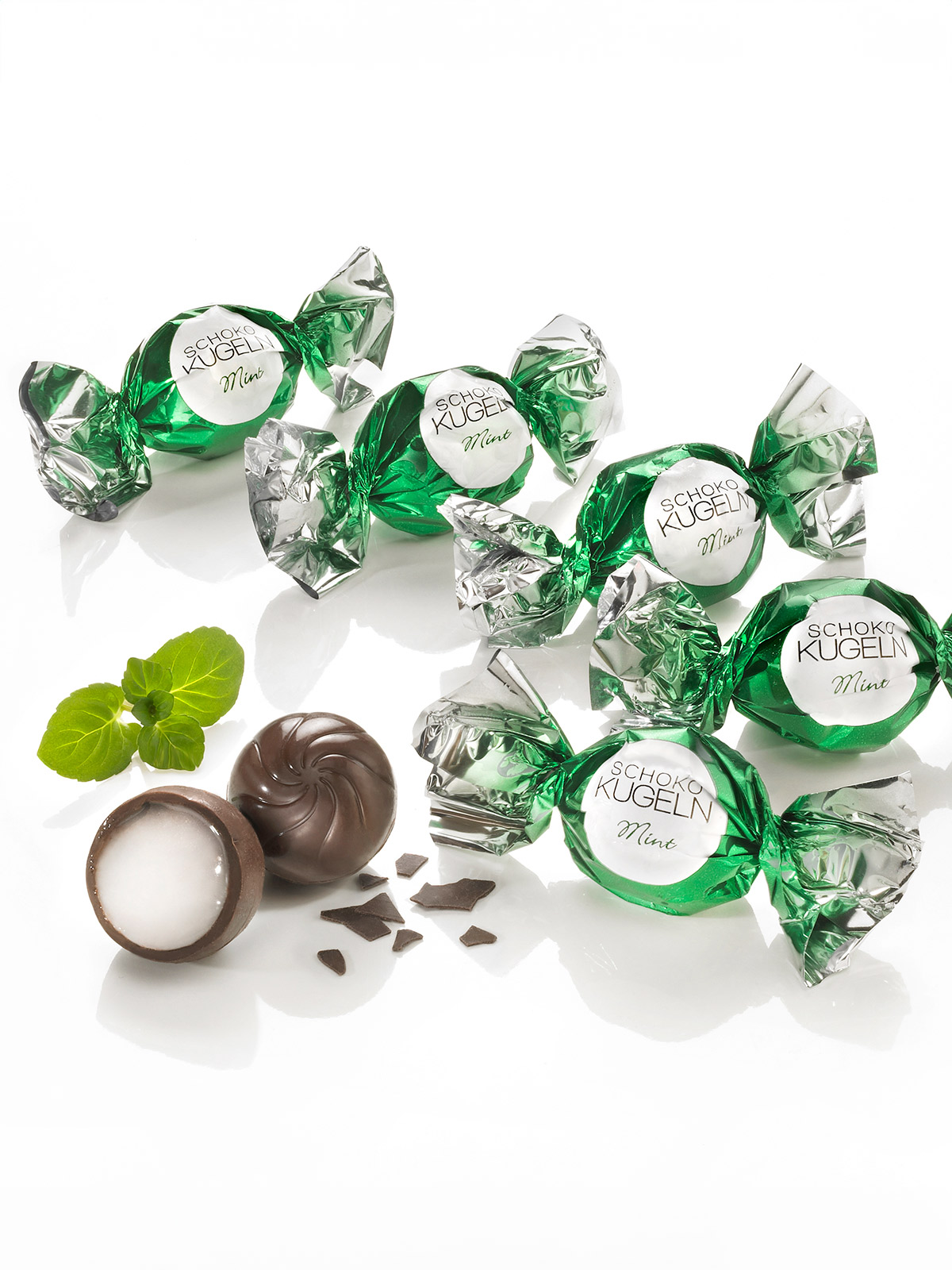 Schoko-Kugeln „Mint“