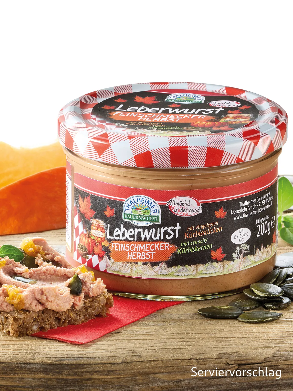 Leberwurst „Kürbiszauber“